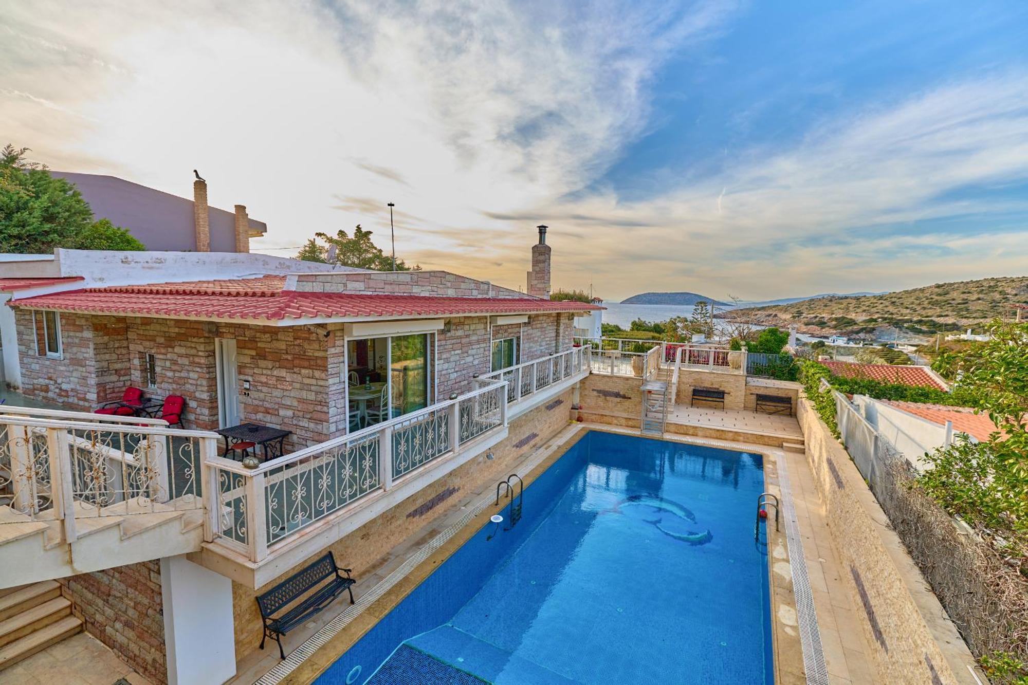 The Mardim Villa Sounion Esterno foto