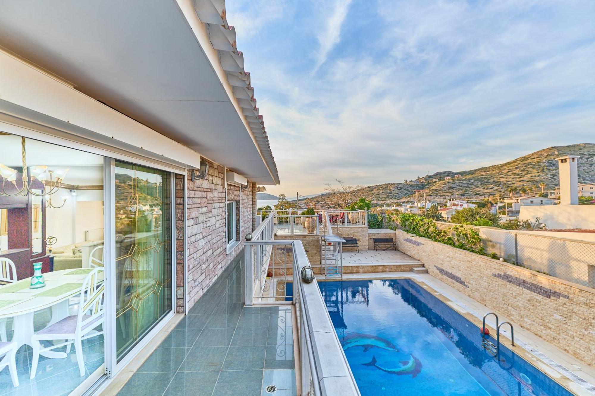 The Mardim Villa Sounion Esterno foto